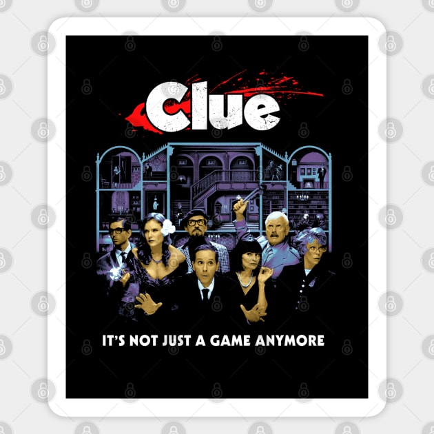 Clue - It's Not Just A Game Anymore Sticker by OrcaDeep
